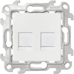 Розетка 2хRJ45 кат 5е UTP, белый