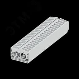 Клемма TB 1-1 промежут. фронт. подключение, сечение 2,5 мм. кв., свело-серый.