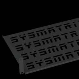 Полка 19" консольная перфорированная 1U глубина 300 мм, цвет черный (RAL 9004) SYSMATRIX SH 3003.900