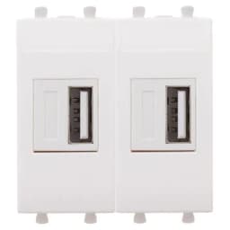 Устройство зарядное USB 2мод. 2.1А Avanti «Белое облако» DKC 4400542