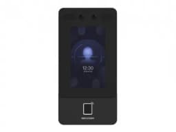 Терминал доступа Hikvision DS-K1T342MFWX с распознаванием лиц (Mifare 1 + опечатки пальцев) 4.3"