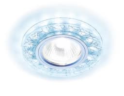 Встраиваемый точечный светильник MR16 со светодиодной подсветкой Ambrella Light S226 WCHC