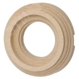 Лизетта Рамка 1 постовая для открытой проводки (Натурэль на бревно 220мм) BFC22-610-10 Бирони