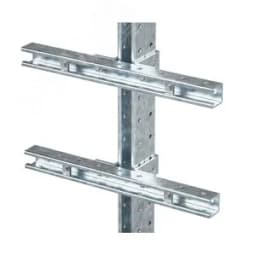 Комплект монтажных профилей на стойку для крепления 3 оболочки(ек) свидом защиты Ex e горячеоцинкованный, длина 600 мм