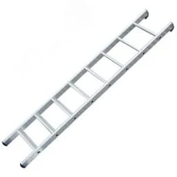Лестница приставная алюминиевая, 9 ступеней, H=257 см, вес 3.0 кг