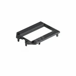 Накладка монтажной коробки UT3/4 для 2xModul45 104x76 мм (полиамид,черный)