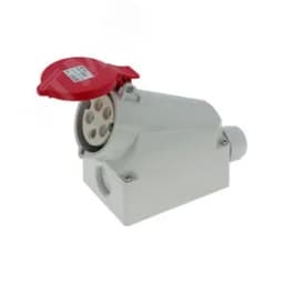Розетка настенная 32A/400V/3P+N+E/IP44