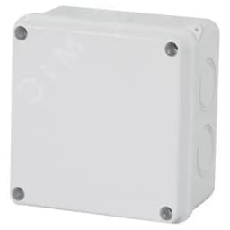 Коробка разветвительная 100*100*70 мм, 7 выбивных отверстий, IP65, светло-серая, EBX31-02-65