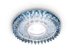 Встраиваемый точечный светильник MR16 со светодиодной подсветкой Ambrella Light S389 CH