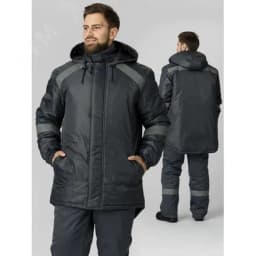 Куртка зимняя Прогресс (тк.Оксфорд), т.серый, р. 60-62/170-176