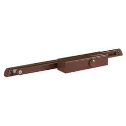 Дверной доводчик со скользящей тягой (вес двери от 25 до 80 кг), коричневый 830 Slider НОРА-М