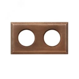 Шедель Рамка 2-х постовая для скрытого монтажа (дерево, Винтаж)