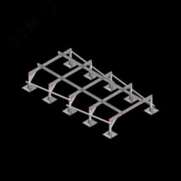 Опорная конструкция для установки оборудования TECHNORAPTOR STEELFOOT 1500х3000 тип 3