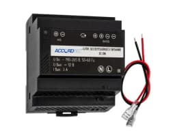 Блок бесперебойного питания для крепления на DIN рейку ББП-30 DIN, 3А (АКБ до 12 Ач.) AccordTec