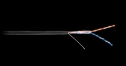 Кабель связи симметричный, для структурированныx сетей, внутренней прокладки LAN UTP 2x2x0.47 кат.5 (500 м) NETLAN EC-UU002-5-PVC-GY-5