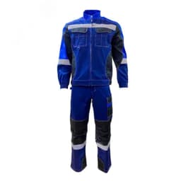 Костюм ФОРМУЛА с СОП (куртка, полукомбинезон) цв. т.синий/чёрный/василёк, р. 56-58/170-176