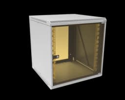 Шкаф телекоммуникационный настенный разборный МИКсистем 19" Lite 12U 600*600 дверь стекло