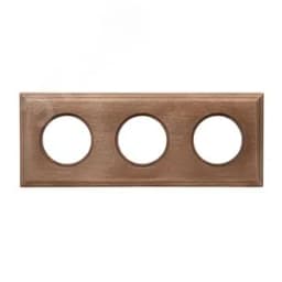 Шедель Рамка 3-х постовая для скрытого монтажа (дерево, Винтаж) BF4-630-18 Бирони
