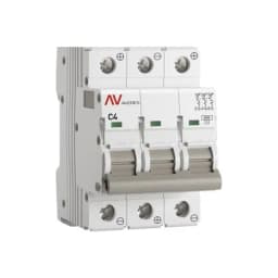 Выключатель автоматический AV-6 DC 3P 4A (C) 6kA EKF AVERES