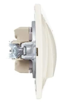 Выключатель 1-кл. СП Кварта 10А IP20 ВС10-1-1-ККм с индикацией крем. IEK EVK11-K33-10-DM