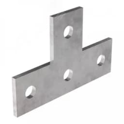 Пластина Т-образная 4 отверстия Промрукав