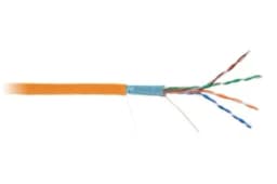 Кабель связи симметричный, для высокоскоростных сетей, внешней прокладки LAN F/UTP 4x2x0.47 кат.5e с троссом (305 м) NETLAN EC-UF004-5E-PE-SW-BK