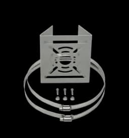 Кронштейн ST-BSS (С ХОМУТОМ) малый универсальный для крепления 1 видеокамеры на столб Space Technology