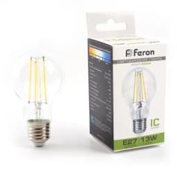 Лампа светодиодная Feron LB613 Шар E27 13W 4000K 38240