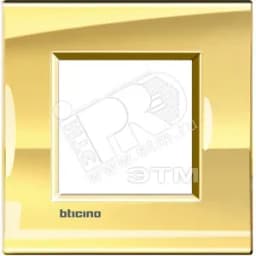 LivingLight Рамка прямоугольная 1 пост Золото