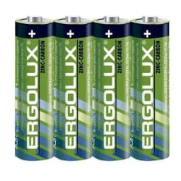 Элемент питания солевой AA/R6 1.5В R6SR4 SR4 (уп.4шт) Ergolux 12441