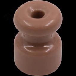 Изолятор для наружного монтажа R, керамика, цвет капучино (50 шт/уп)