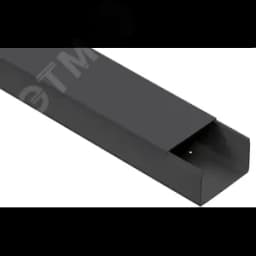 Кабель-канал 60х40 ЭЛЕКОР черный (18м) IEK