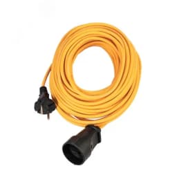 Удлинитель шнур 20м 1 гнездо ПВС 2*0.75 мм 10A 220В 2200Вт Россия УХ10 YSHKsm20m-1g(10A)S КОСМОС