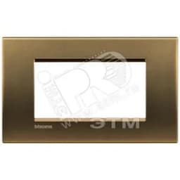 LivingLight Рамка прямоугольная 4 поста Бронза