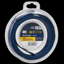 Трубка термоусадочная ТТУ нг-LS 10/5 синяя (2м/упак) IEK