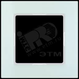 Рамка 1-я для горизонтальной/вертикальной установки Серия- ACreation Материал- стекло Цвет- матовый белый JUNG