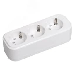 Розетка переносная разборная К03 3 места CLASSIC