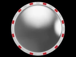 Зеркало дорожное со световозвращающей окантовкой d-1000 мм Китай