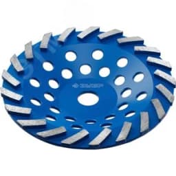 Чашка сегментная алмазная шлифовальная d 180 мм Турбо, Профессионал ЗУБР