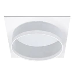 Светильник встраиваемый Feron DL701 потолочный GX70 белый квадрат 51095