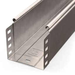 Лоток неперфорированный Стандарт INOX (AISI 409) 100х100х3000 (0,7 мм) (6 м/уп) Промрукав