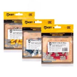 Разъем кабельный плоский изолированный «мама» РПИ-М 2.5-(6.3) (30 шт) КВТ