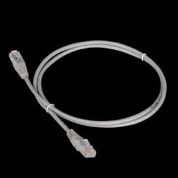 Патч-корд LANMASTER TWT-45-45-1.0-GY (UTP, CAT.5E, 1 м, серый)