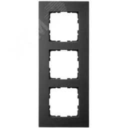 Рамка 3-постовая, алюминий Black