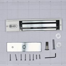 Электромагнитный замок (сила удержания 280кг), цвет серебристый сатинированный алюминий RAL 7047 RL-EM280-L0S R-Lock