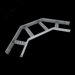 Угол лестничный горизонтальный 90 гр. 50х400х1,5 мм Быстрый монтаж HD85