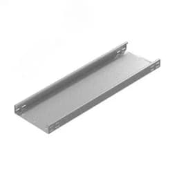 Промышленный лоток кабельный неперфорированный 400х60х3000, толщина 2,0 мм, Сендзимир цинк