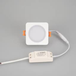 Светодиодная панель LTD-80x80SOL-5W Warm White 3000K (Arlight, IP44 Пластик, 3 года)