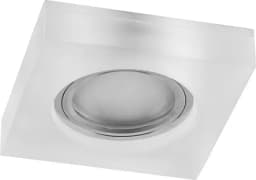 Светильник встраиваемый с белой LED подсветкой Feron CD8180 потолочный MR16 G53 белый матовый 29708