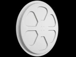 Зеркало дорожное со световозвращающей окантовкой d-1000 мм Китай